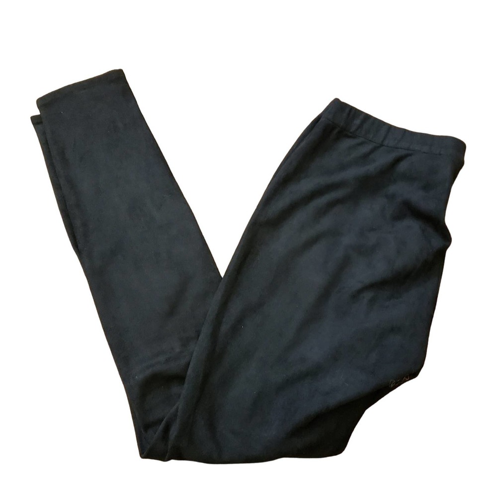 ASTARS Faux suede blue leggings size medium - Picture 2 of 4